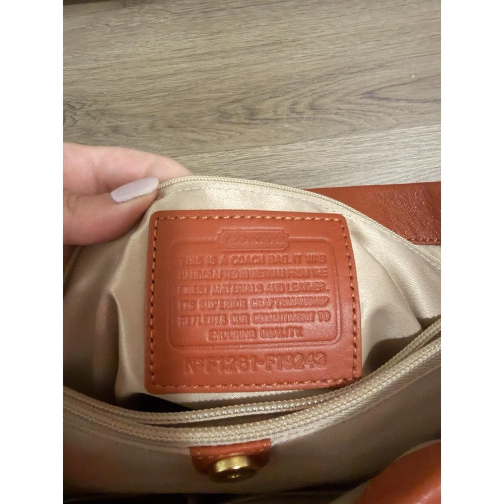 Coach Ashley Satchel in Coral Pink. - Picture 5 of 8